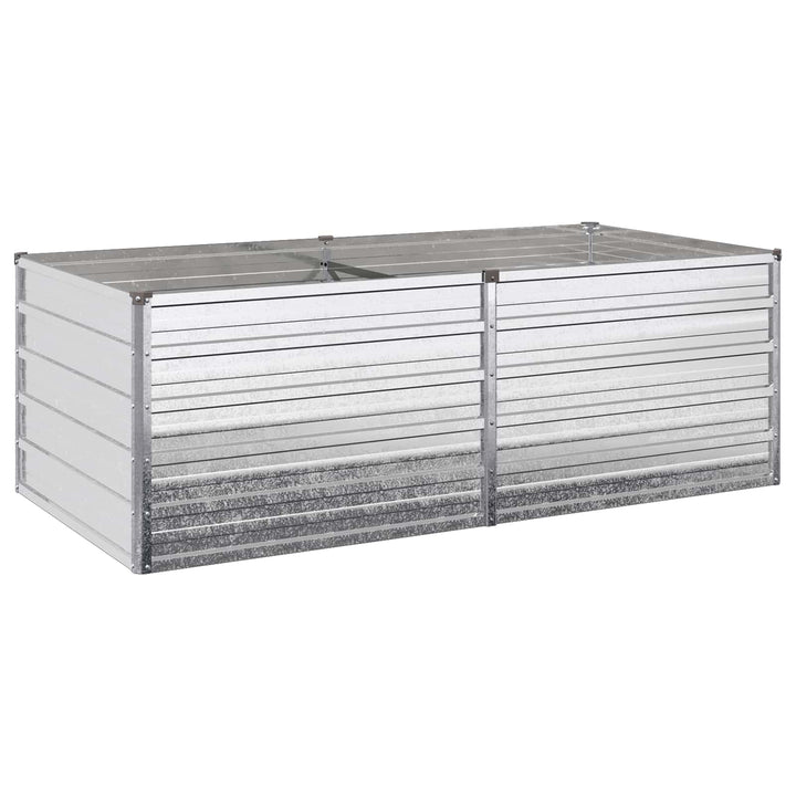 Hævet Havebed Sølv 160 x 80 x 55 cm galvaniseret