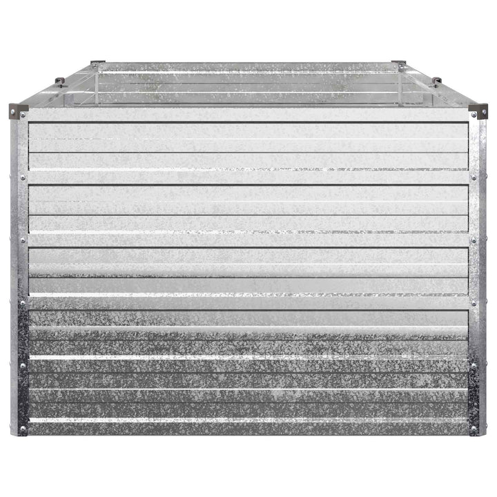 Hævet Havebed Sølv 160 x 80 x 55 cm galvaniseret