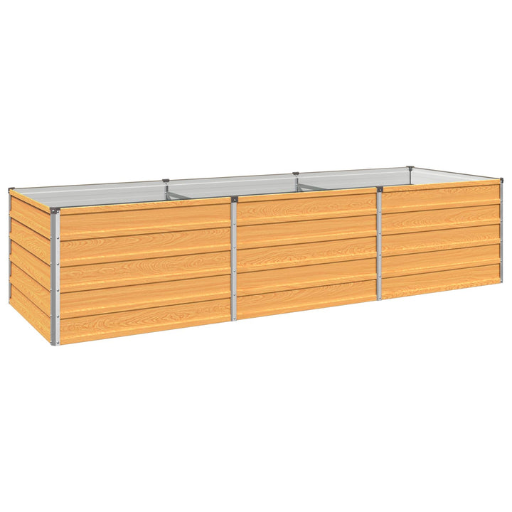Hævet Havebed Naturfarvet 240 x 80 x 55 cm koldvalset stål
