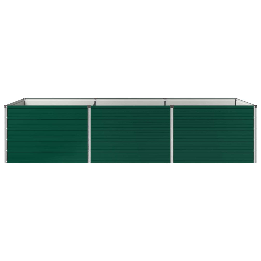 Hævet Havebed Grøn 240 x 80 x 55 cm koldvalset stål