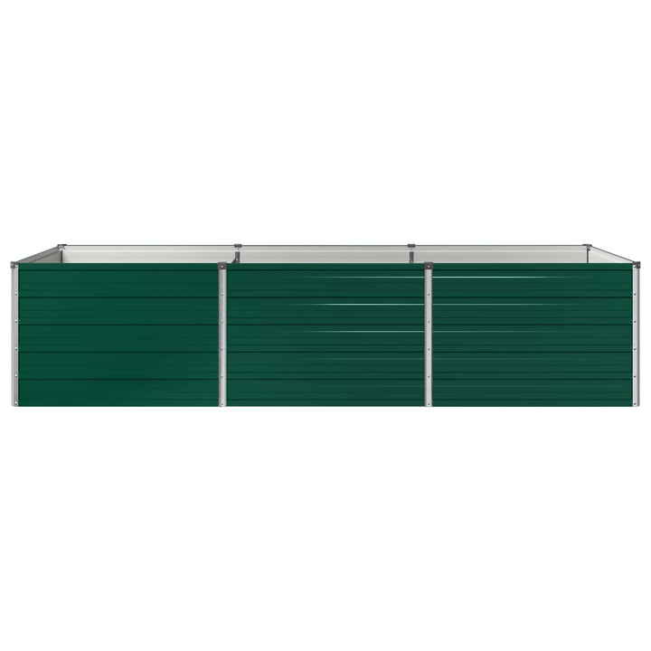 Hævet Havebed Grøn 240 x 80 x 55 cm koldvalset stål