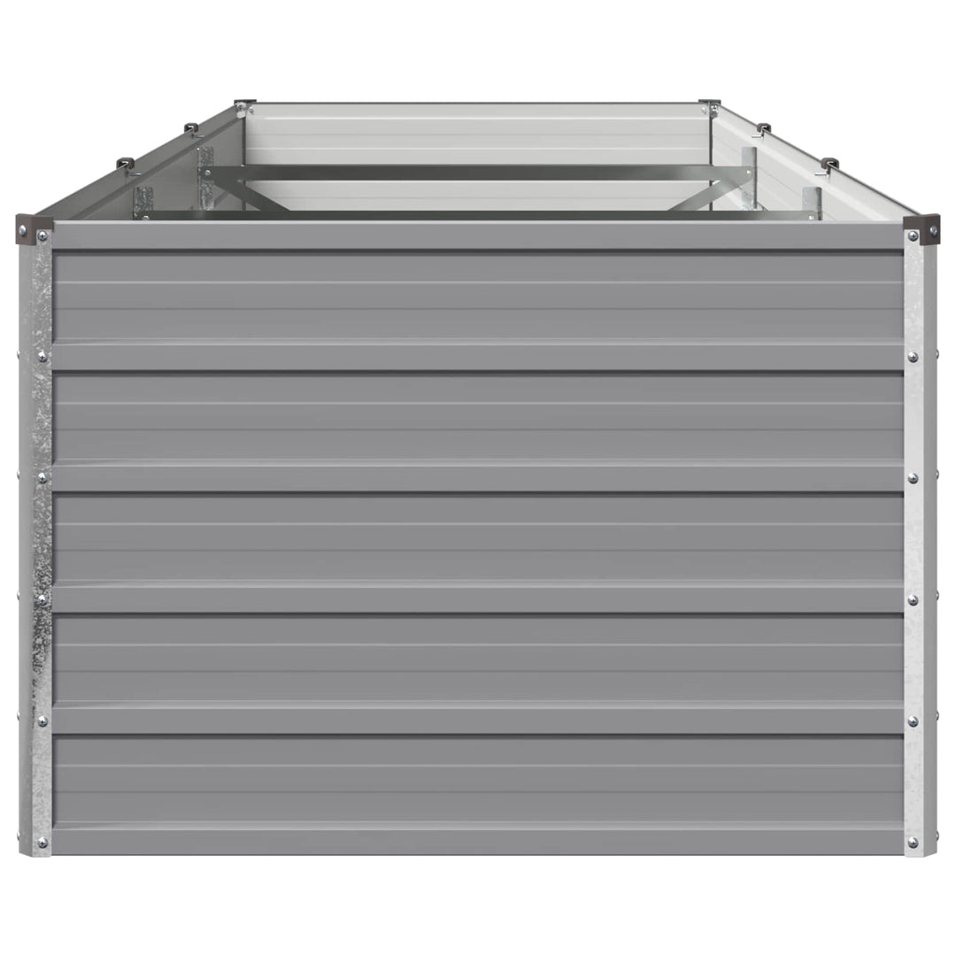 Hævet Havebed Grå 240 x 80 x 55 cm koldvalset stål