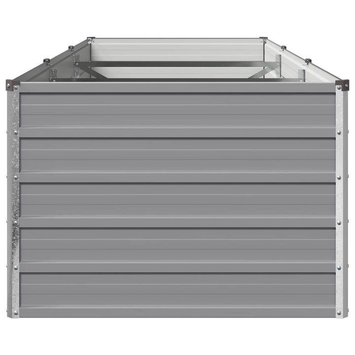 Hævet Havebed Grå 240 x 80 x 55 cm koldvalset stål
