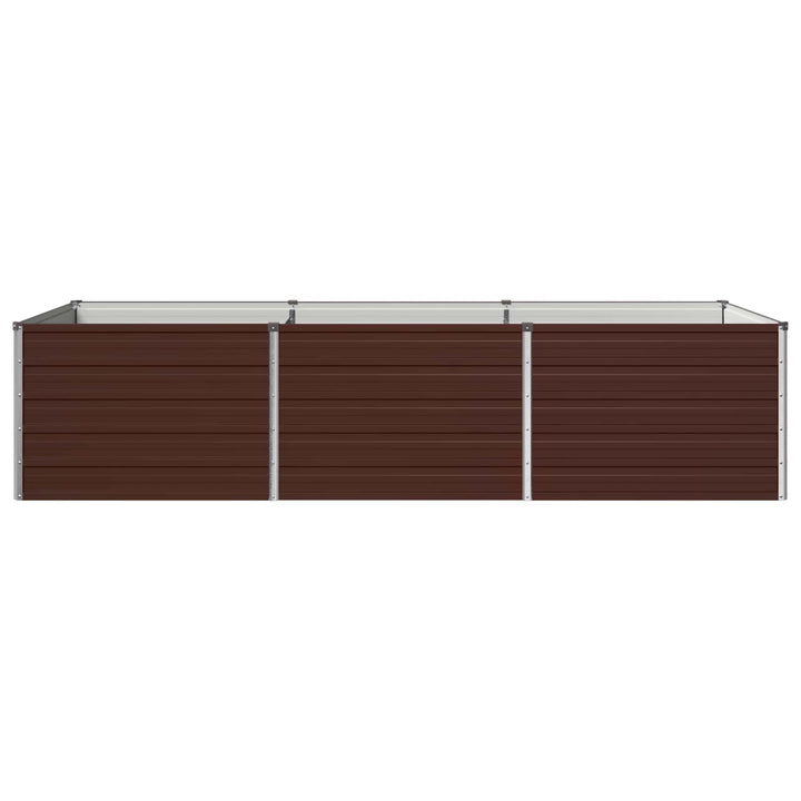 Hævet Havebed Brun 240 x 80 x 55 cm koldvalset stål