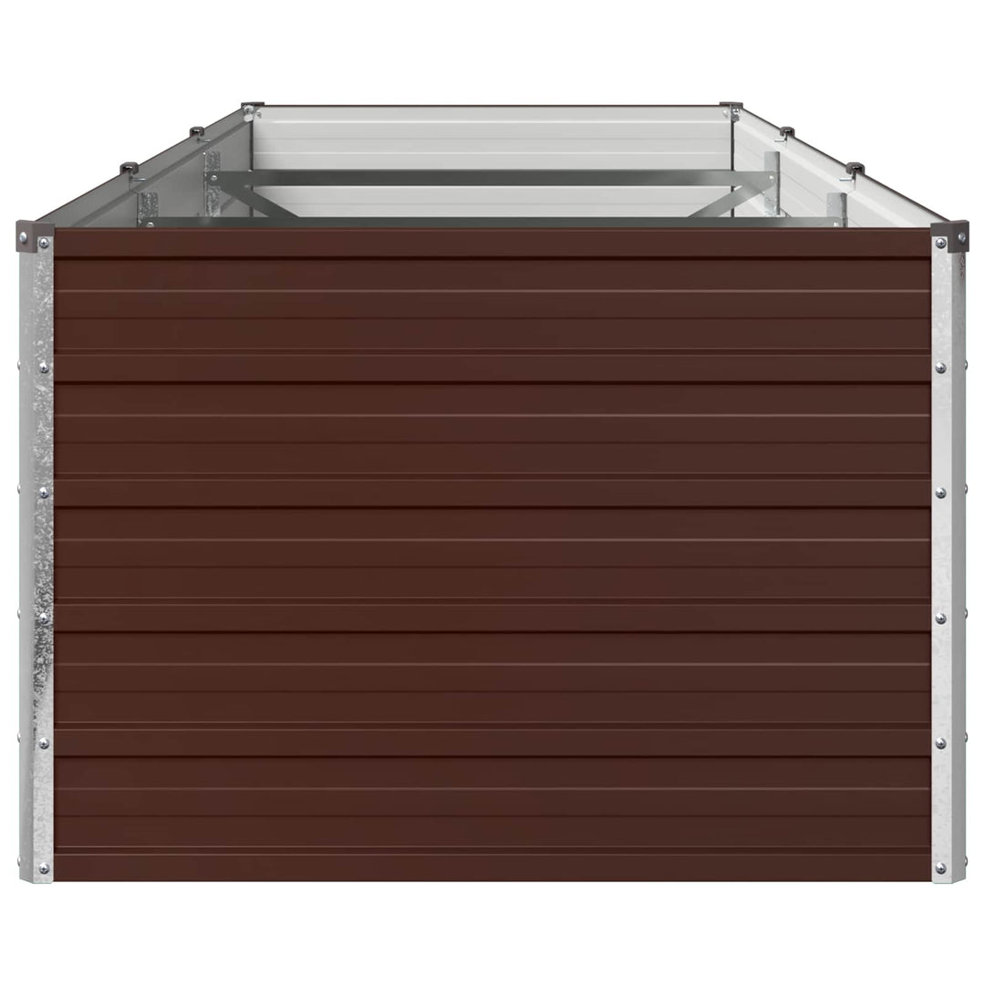 Hævet Havebed Brun 240 x 80 x 55 cm koldvalset stål