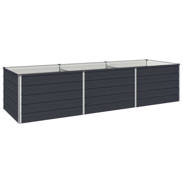 Hævet Havebed Antracit 240 x 80 x 55 cm koldvalset stål
