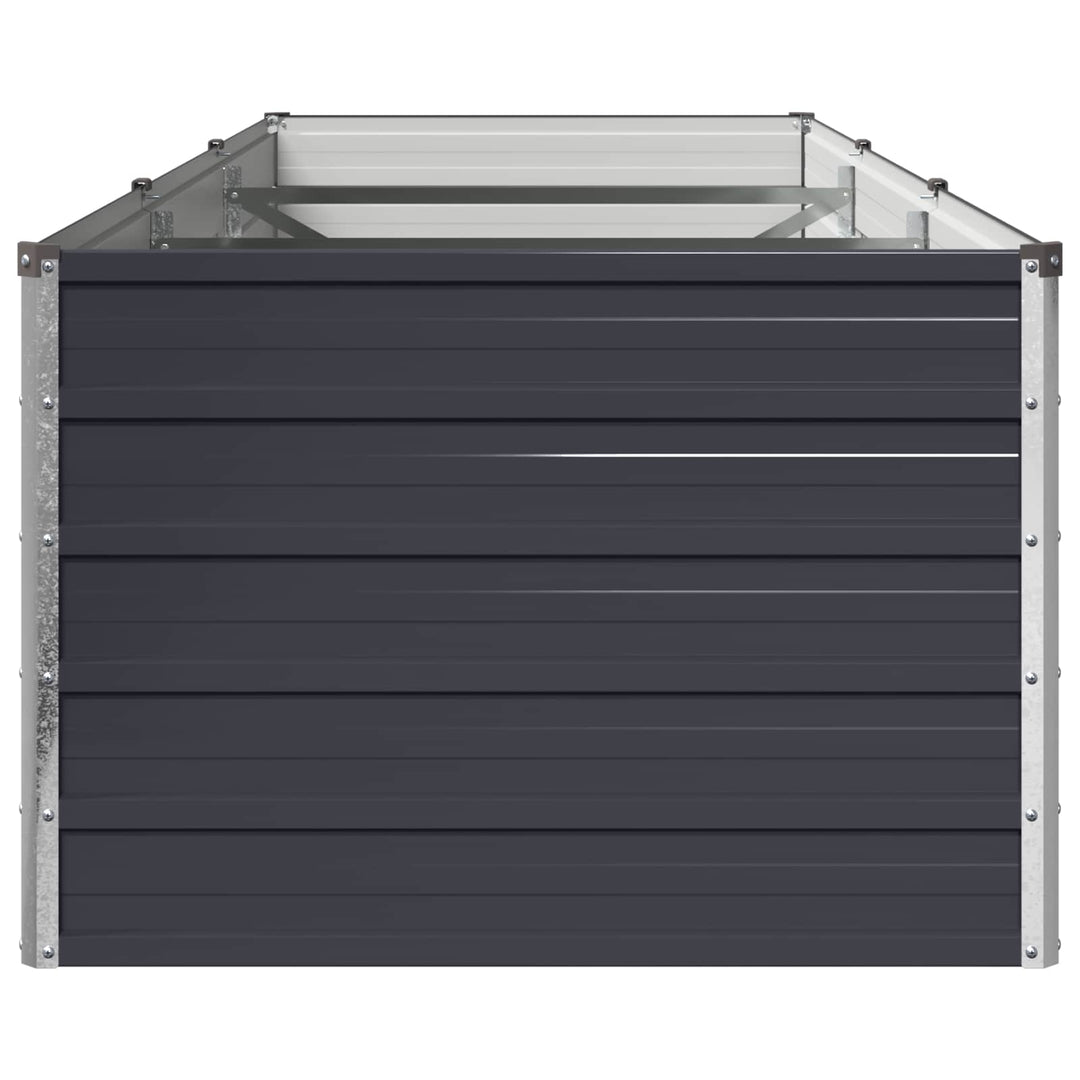 Hævet Havebed Antracit 240 x 80 x 55 cm koldvalset stål