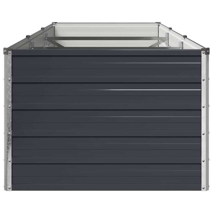 Hævet Havebed Antracit 240 x 80 x 55 cm koldvalset stål
