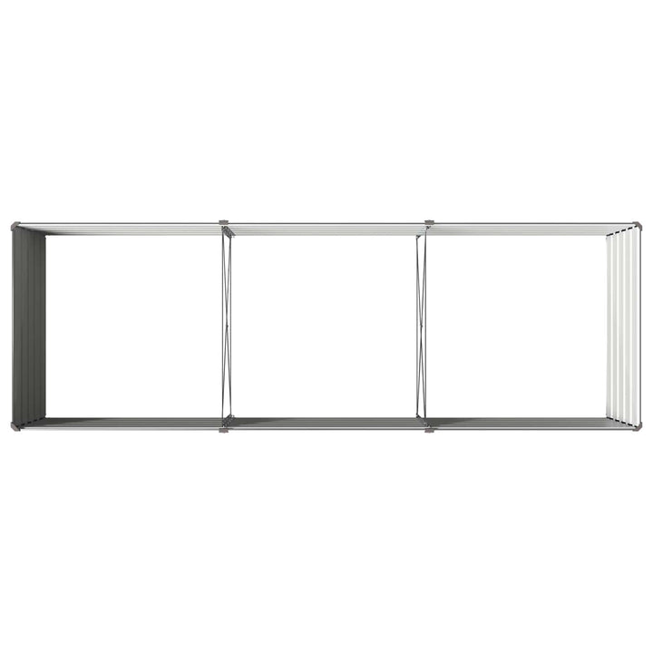 Hævet Havebed Antracit 240 x 80 x 55 cm koldvalset stål