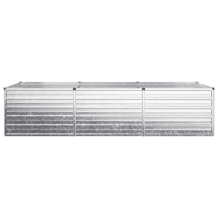 Hævet Havebed Sølv 240 x 80 x 55 cm galvaniseret