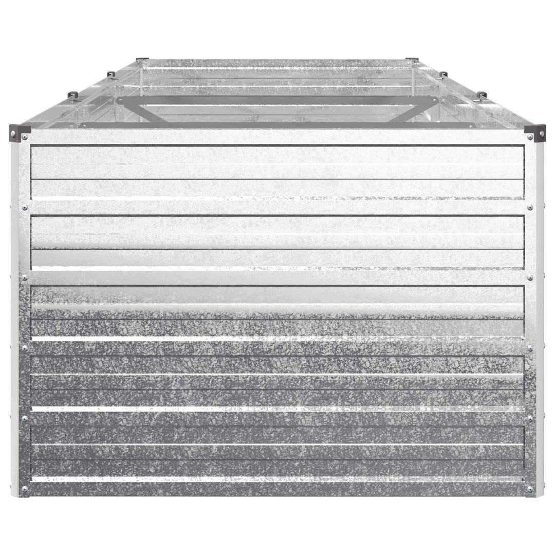 Hævet Havebed Sølv 240 x 80 x 55 cm galvaniseret