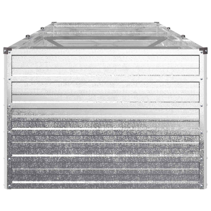 Hævet Havebed Sølv 240 x 80 x 55 cm galvaniseret