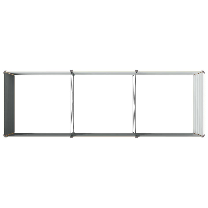 Hævet Havebed Elfenben 240 x 80 x 55 cm koldvalset stål
