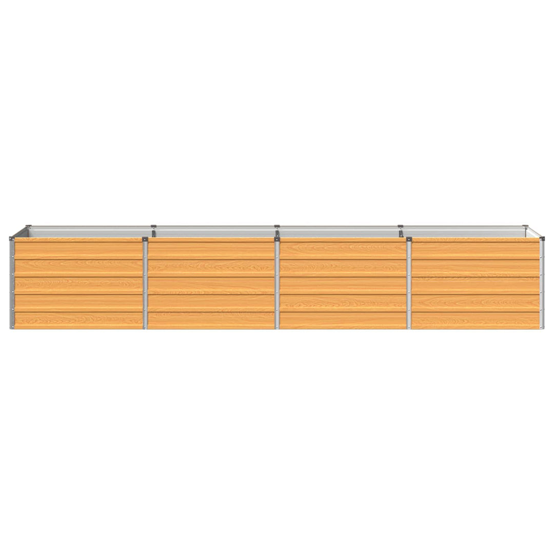 Hævet Havebed Naturfarvet 320 x 80 x 55 cm koldvalset stål