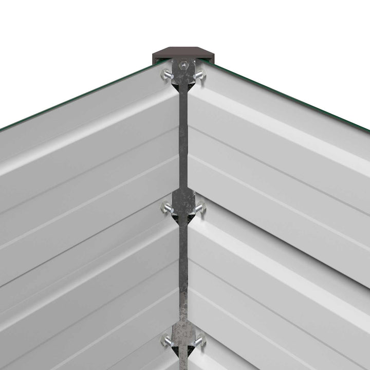 Hævet Havebed Grøn 320 x 80 x 55 cm koldvalset stål
