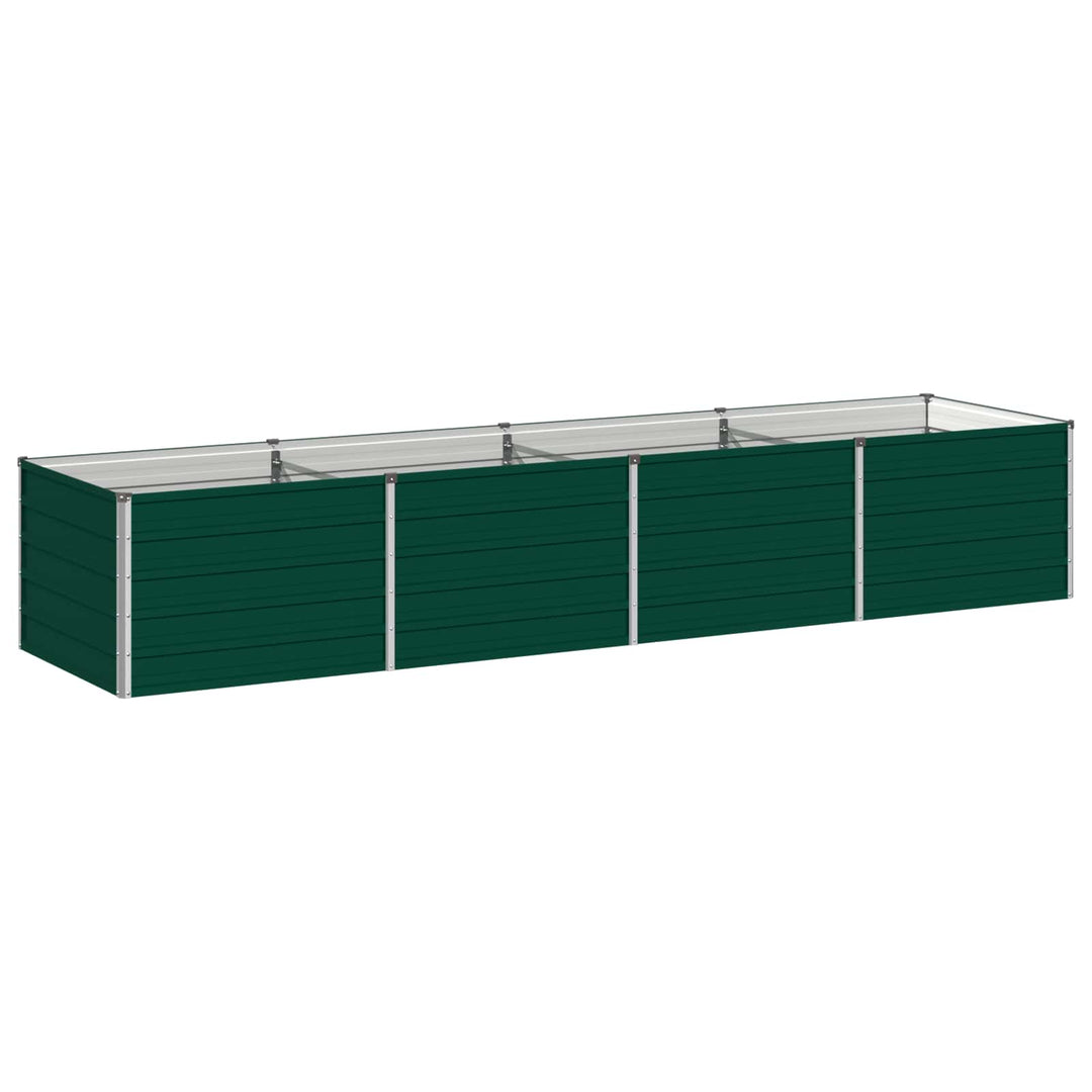 Hævet Havebed Grøn 320 x 80 x 55 cm koldvalset stål