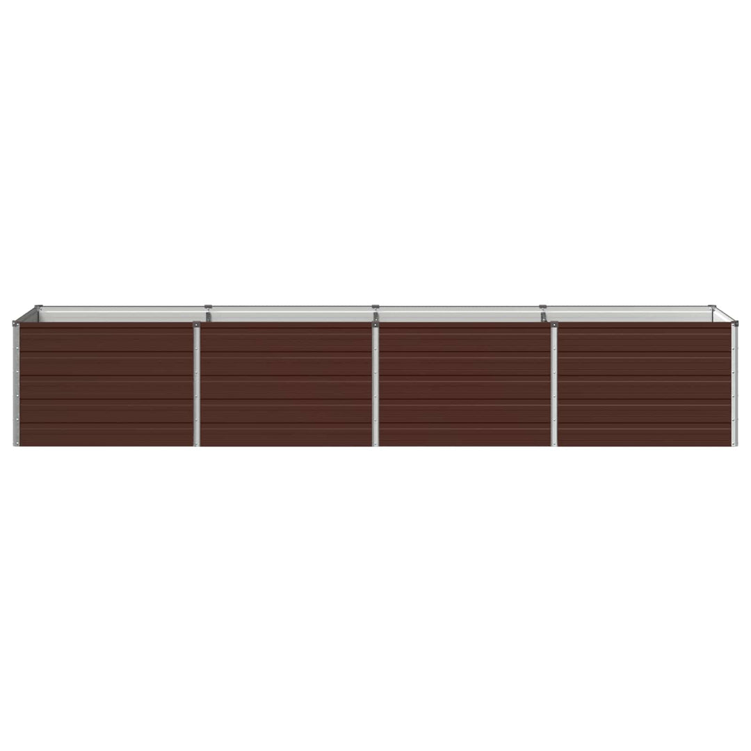 Hævet Havebed Brun 320 x 80 x 55 cm koldvalset stål