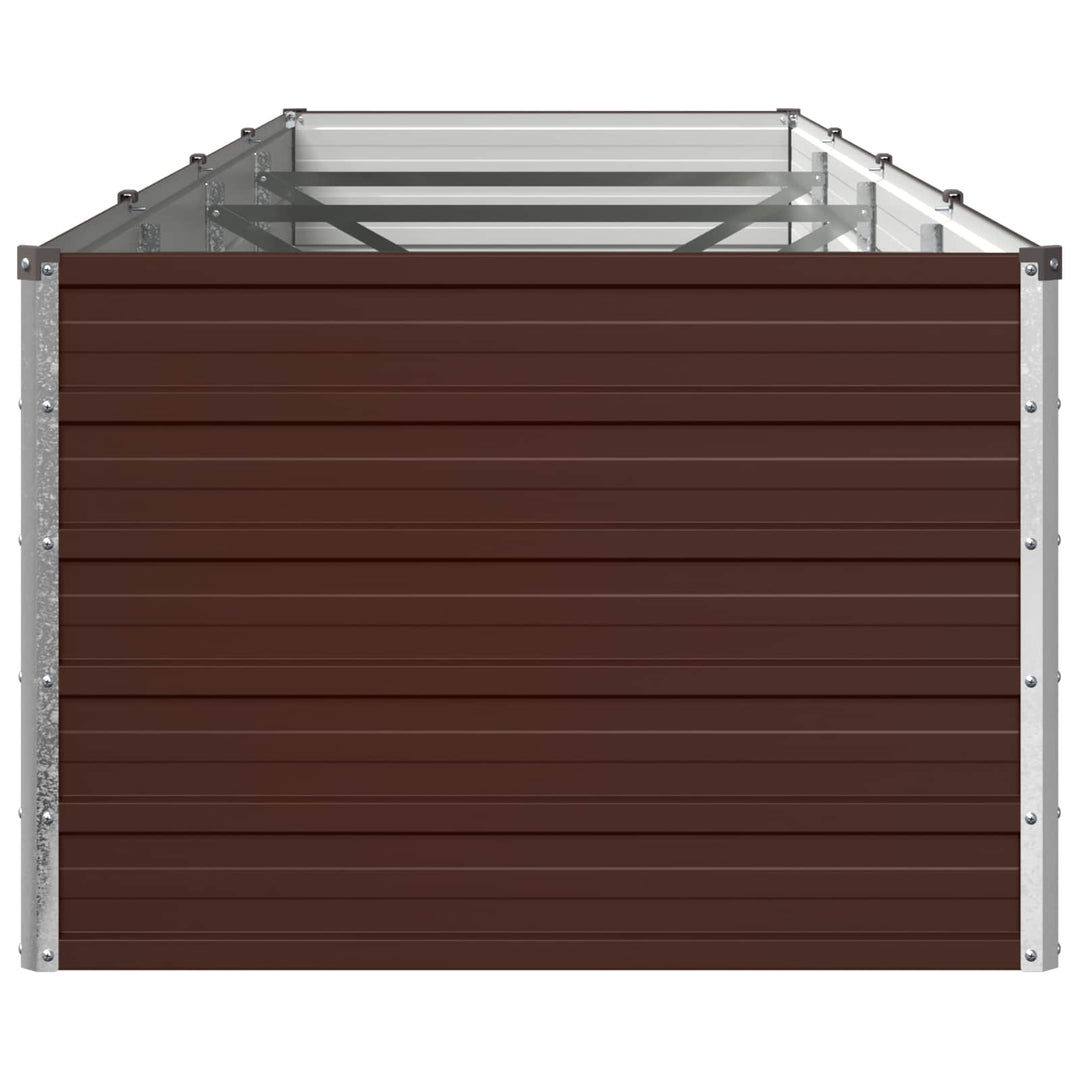 Hævet Havebed Brun 320 x 80 x 55 cm koldvalset stål