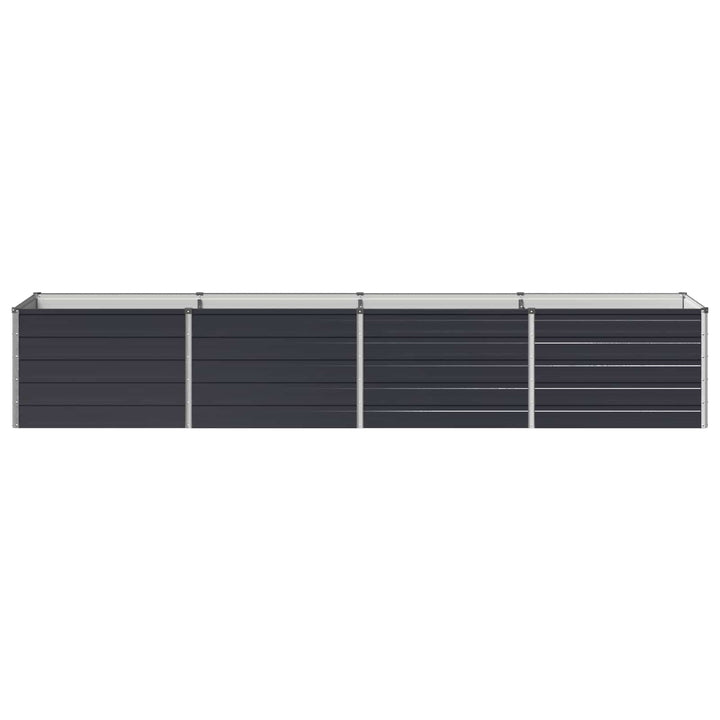 Hævet Havebed Antracit 320 x 80 x 55 cm koldvalset stål