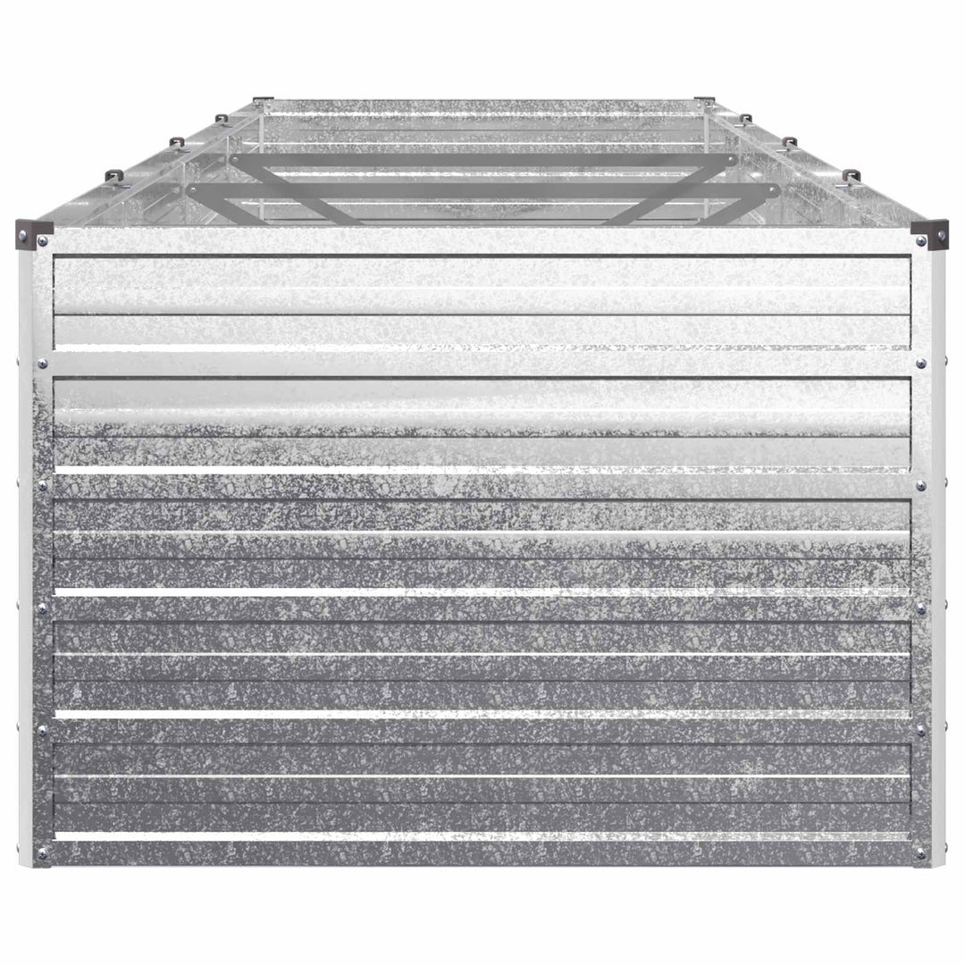 Hævet Havebed Sølv 320 x 80 x 55 cm galvaniseret
