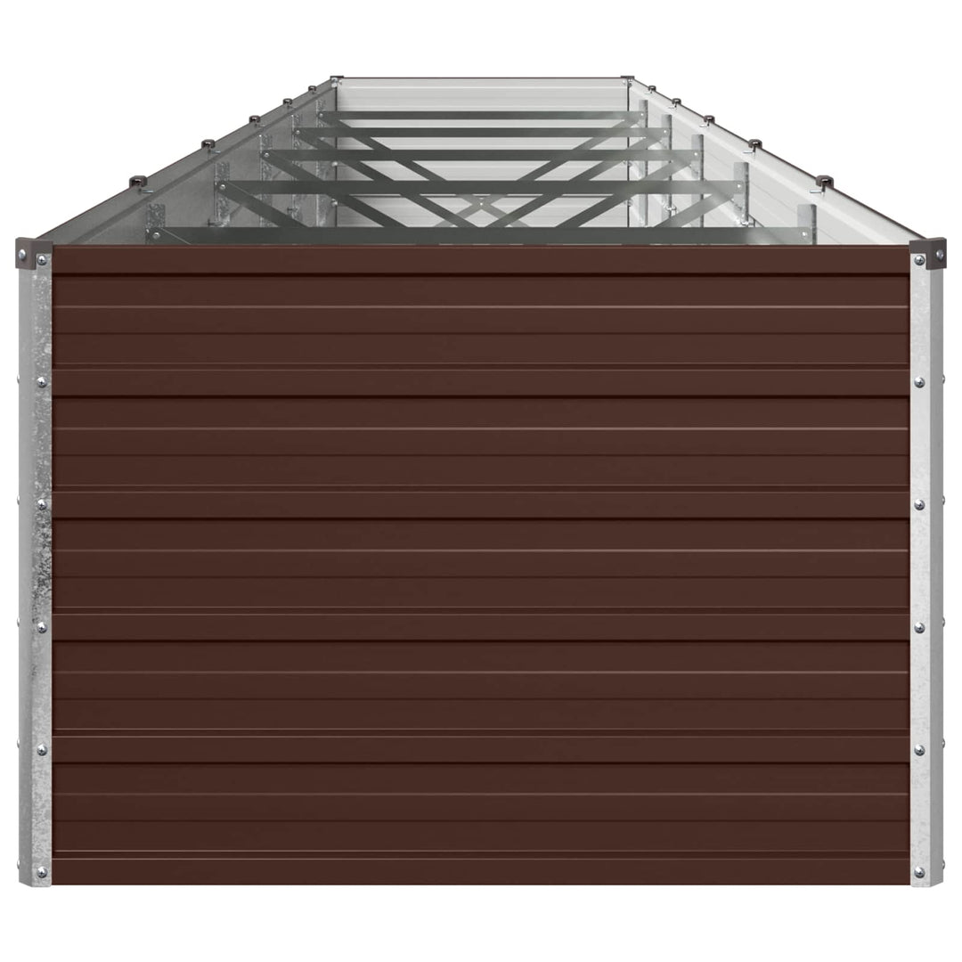 Hævet Havebed Brun 480 x 80 x 55 cm koldvalset stål
