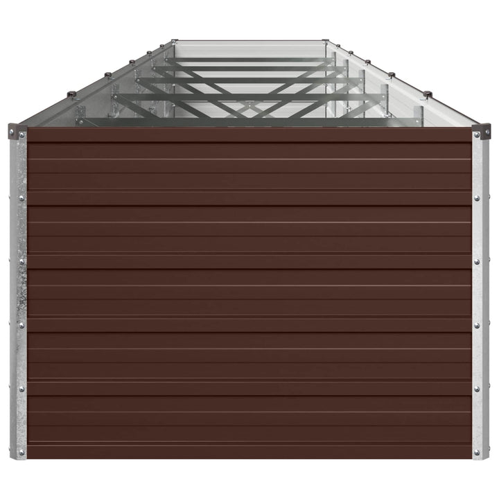 Hævet Havebed Brun 480 x 80 x 55 cm koldvalset stål