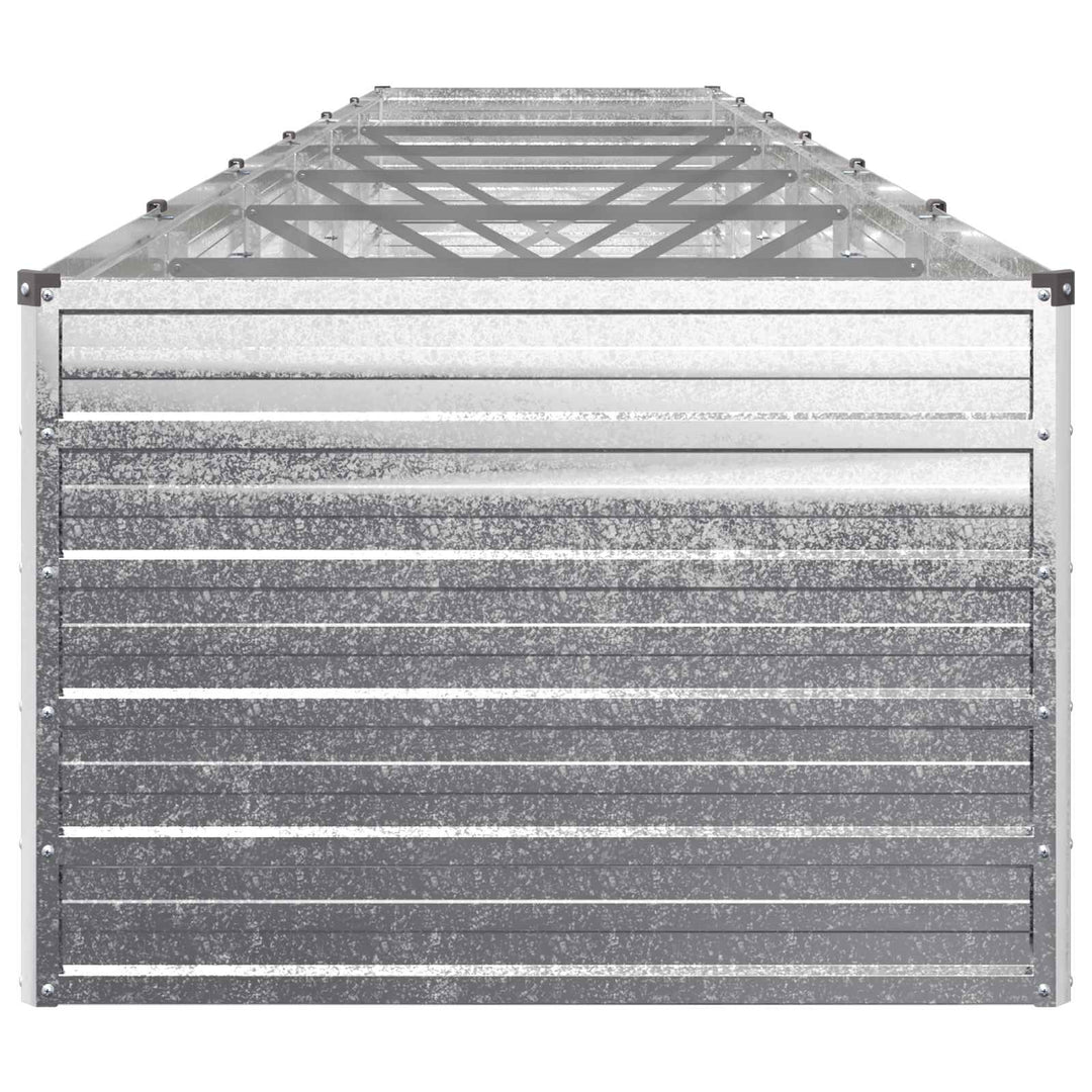 Hævet Havebed Sølv 480 x 80 x 55 cm galvaniseret