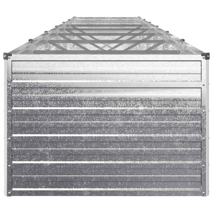 Hævet Havebed Sølv 480 x 80 x 55 cm galvaniseret