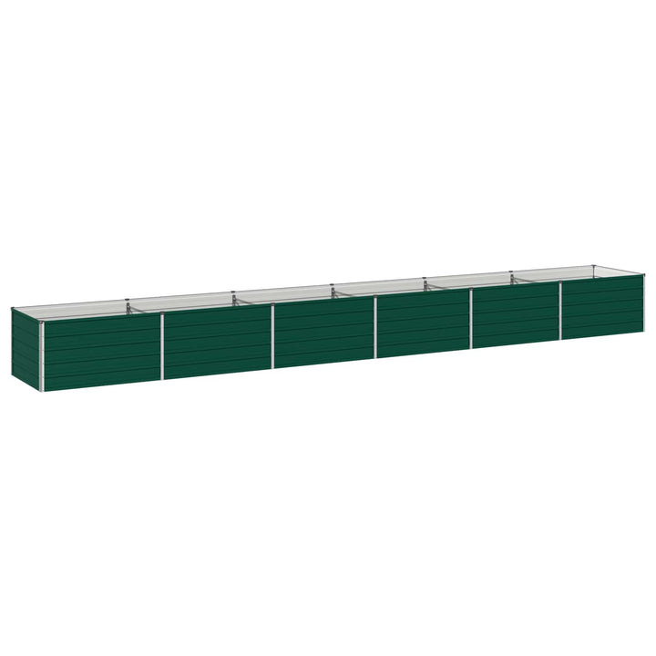 Hævet Havebed Grøn 600 x 80 x 55 cm koldvalset stål