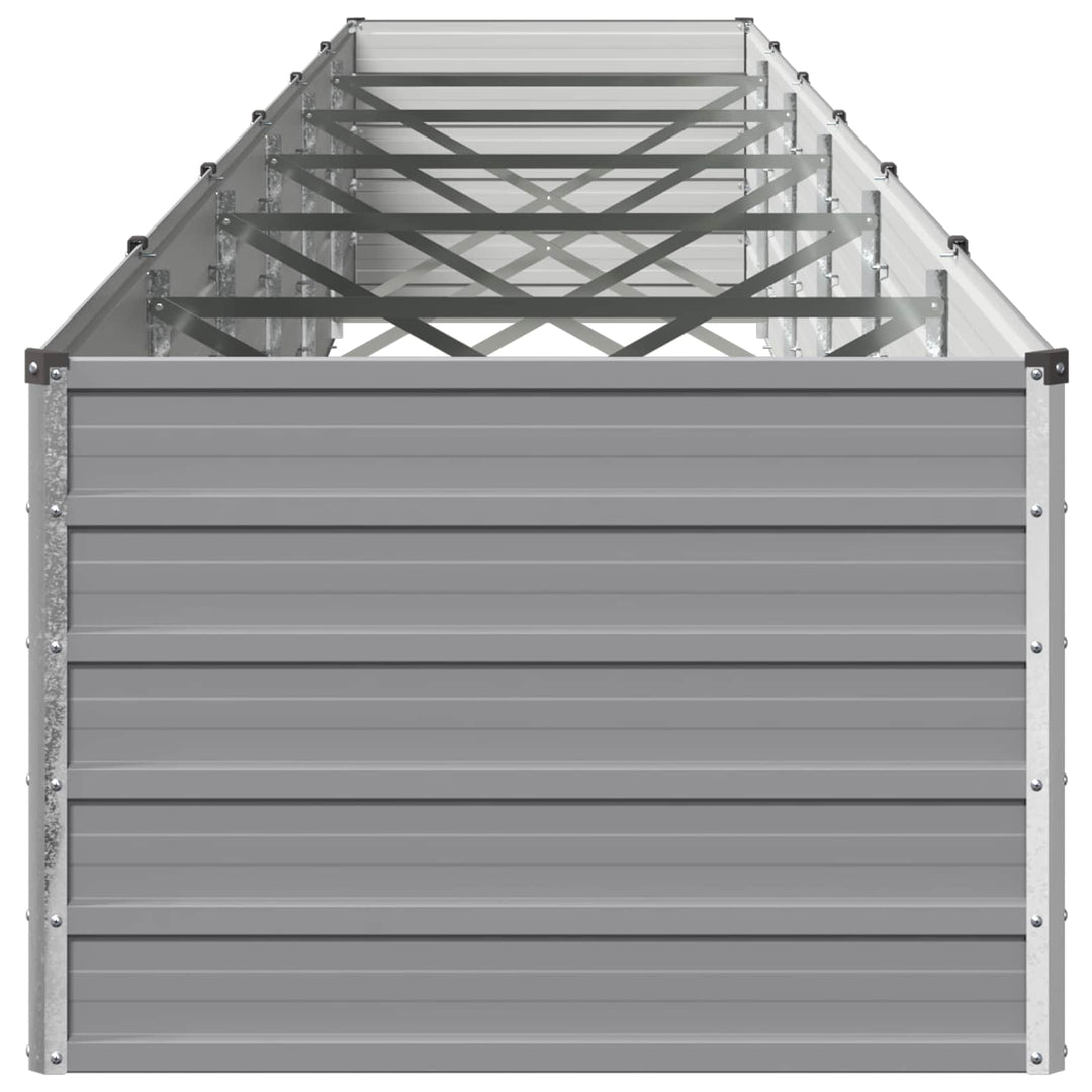 Hævet Havebed Grå 600 x 80 x 55 cm koldvalset stål