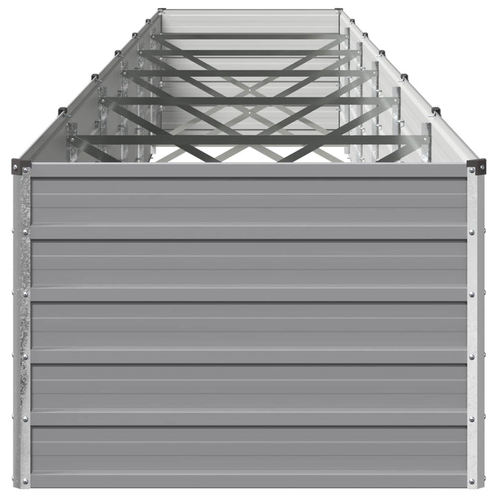 Hævet Havebed Grå 600 x 80 x 55 cm koldvalset stål