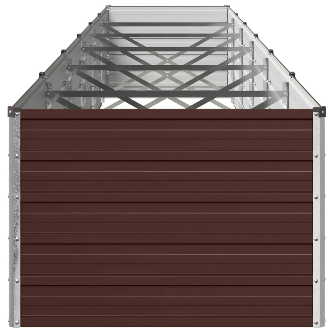 Hævet Havebed Brun 600 x 80 x 55 cm koldvalset stål