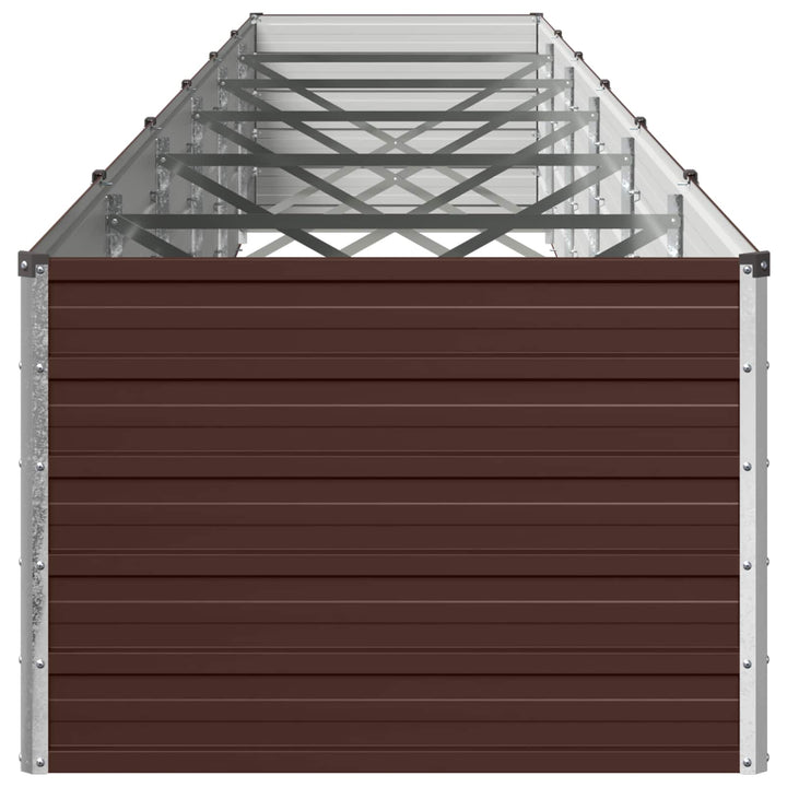 Hævet Havebed Brun 600 x 80 x 55 cm koldvalset stål