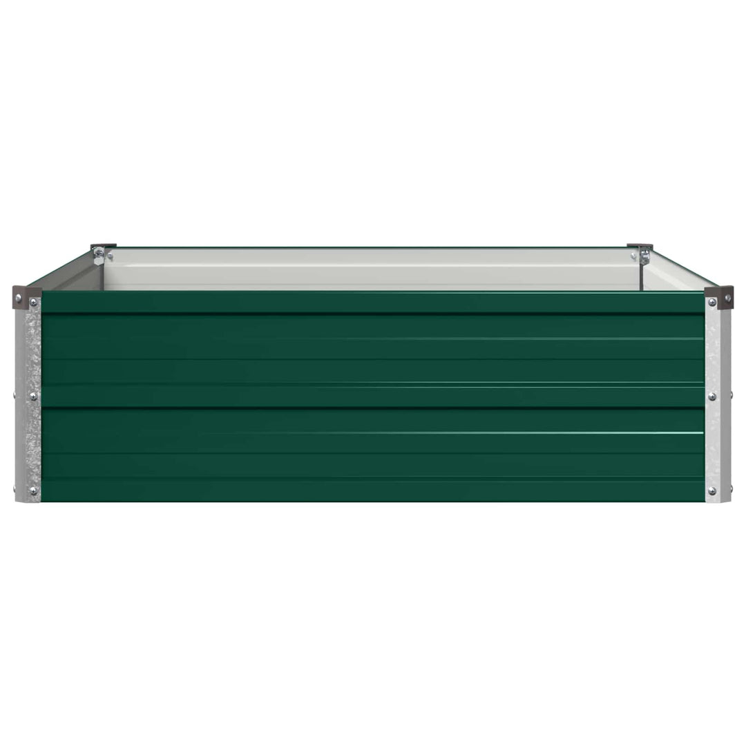 Hævet Havebed Grøn 100 x 80 x 24 cm koldvalset stål