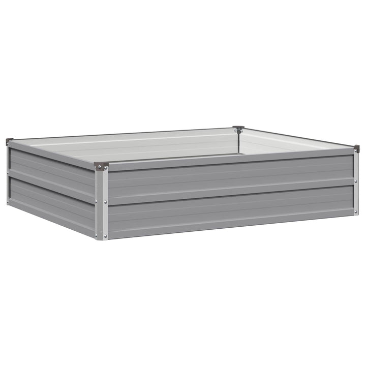 Hævet Havebed Grå 100 x 80 x 24 cm koldvalset stål