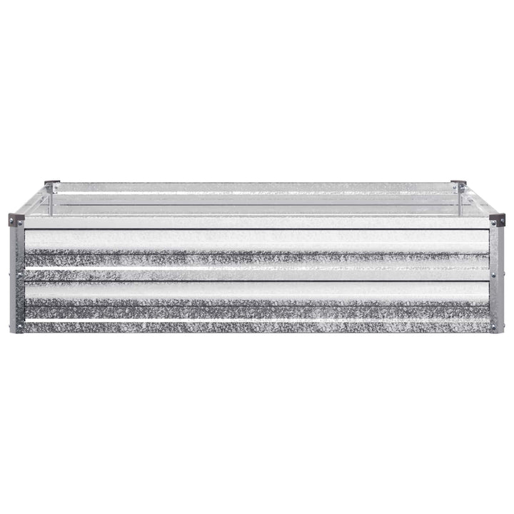 Hævet Havebed Sølv 100 x 80 x 24 cm galvaniseret