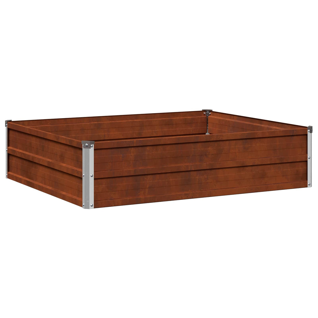 Hævet Havebed Rusten 100 x 80 x 24 cm karton