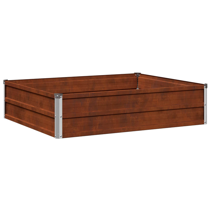 Hævet Havebed Rusten 100 x 80 x 24 cm karton