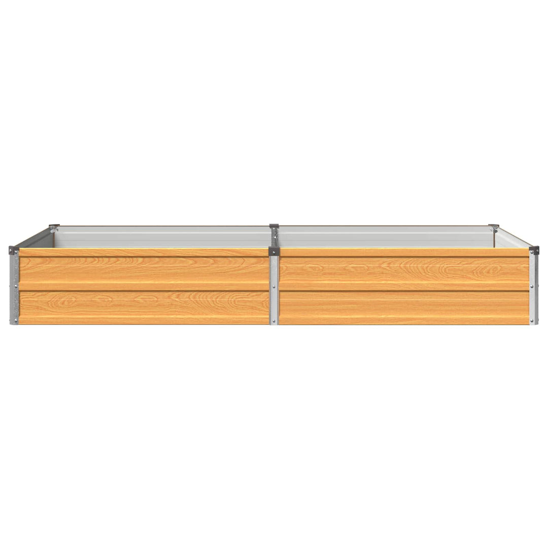Hævet Havebed Naturfarvet 160 x 80 x 24 cm koldvalset stål