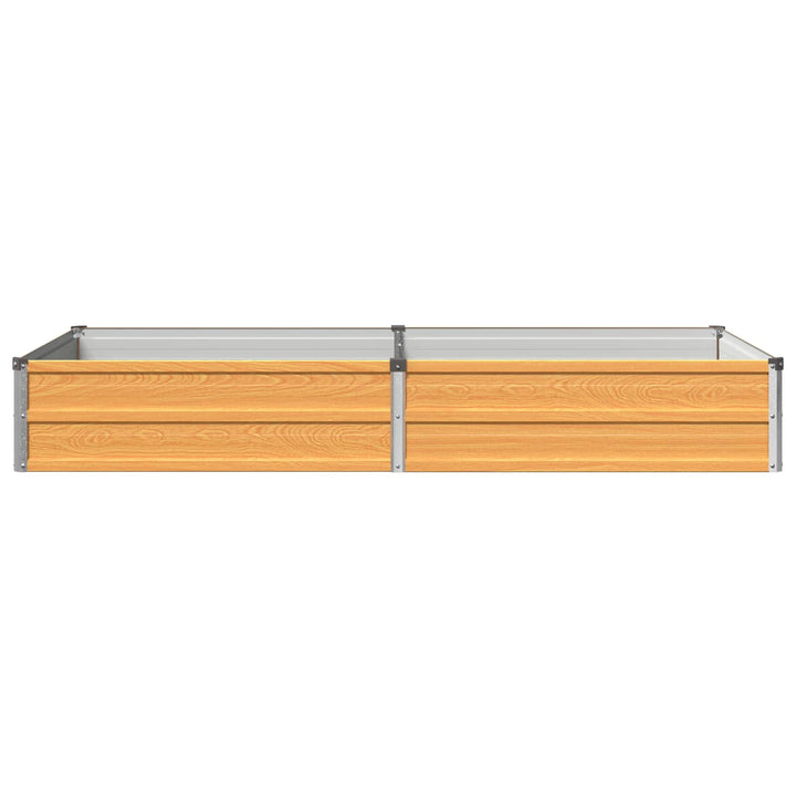 Hævet Havebed Naturfarvet 160 x 80 x 24 cm koldvalset stål