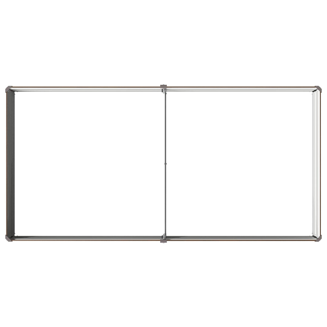 Hævet Havebed Sort 160 x 80 x 24 cm koldvalset stål