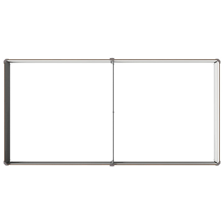 Hævet Havebed Sort 160 x 80 x 24 cm koldvalset stål