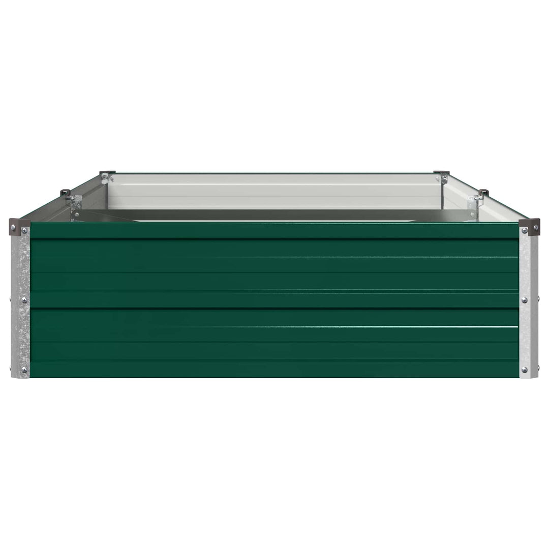 Hævet Havebed Grøn 160 x 80 x 24 cm koldvalset stål