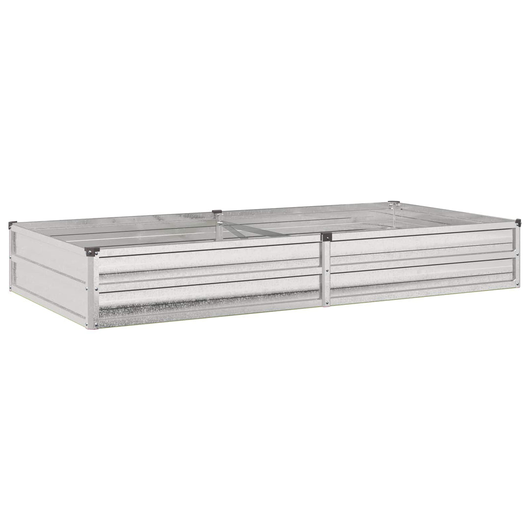 Hævet Havebed Sølv 160 x 80 x 24 cm galvaniseret