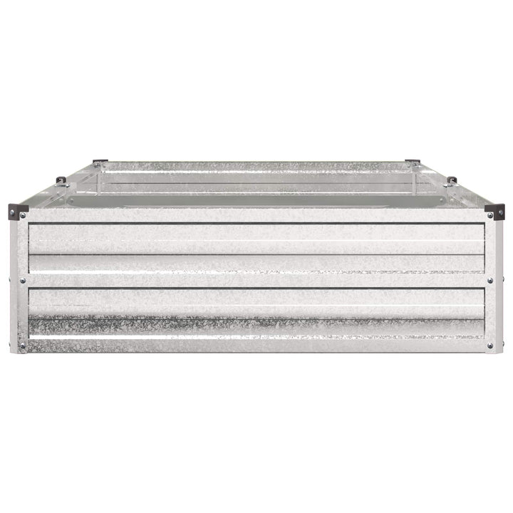 Hævet Havebed Sølv 160 x 80 x 24 cm galvaniseret