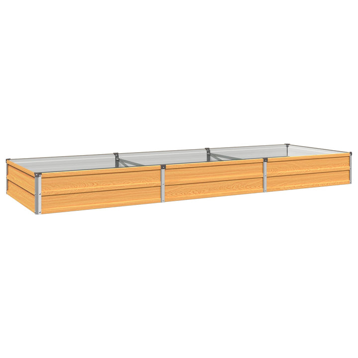 Hævet Havebed Naturfarvet 240 x 80 x 24 cm koldvalset stål