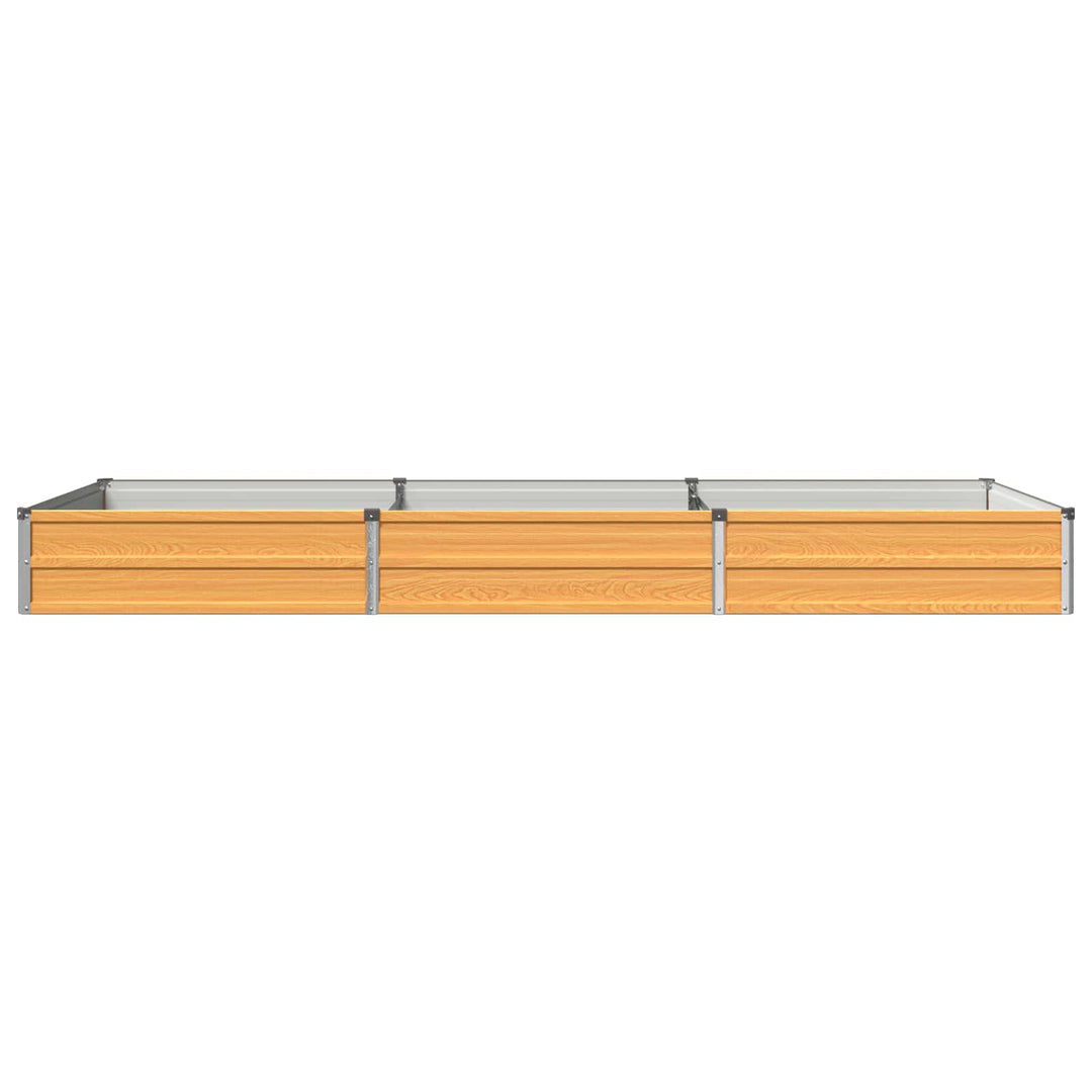 Hævet Havebed Naturfarvet 240 x 80 x 24 cm koldvalset stål