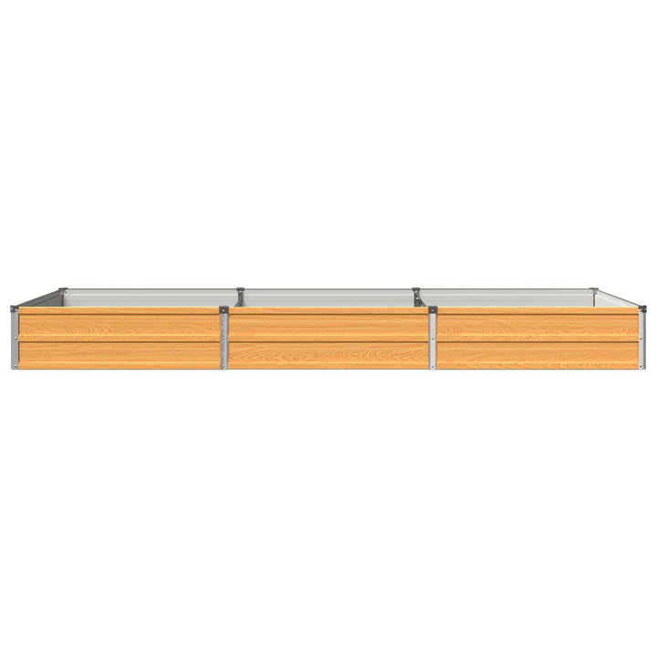 Hævet Havebed Naturfarvet 240 x 80 x 24 cm koldvalset stål