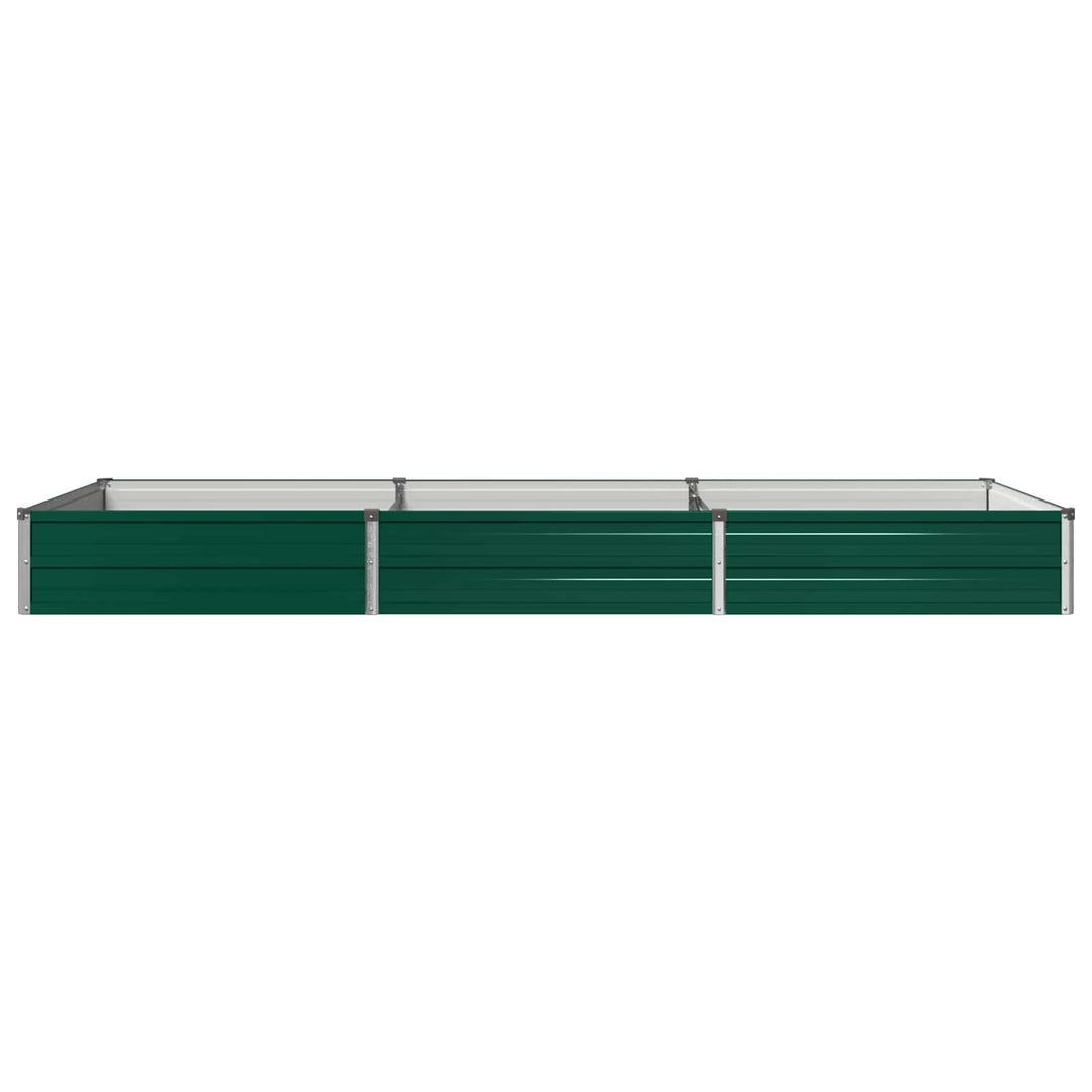 Hævet Havebed Grøn 240 x 80 x 24 cm koldvalset stål