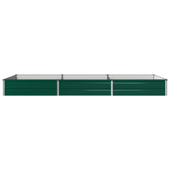 Hævet Havebed Grøn 240 x 80 x 24 cm koldvalset stål